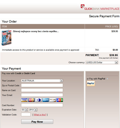 Order Now From Our Secure Order Form